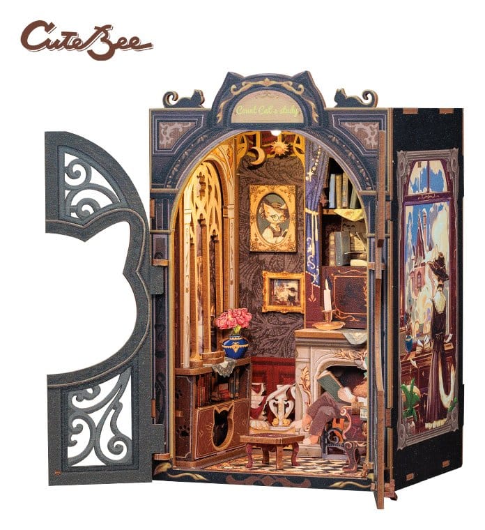 Bok Nook Count Cat´s Study 17 x 12 cm