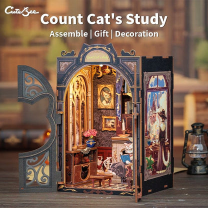 Bok Nook Count Cat´s Study 17 x 12 cm