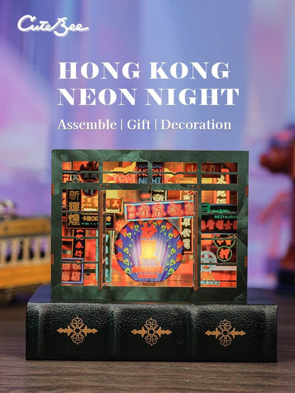 Boknook Hong Kong Neon Light 13 x 17 cm