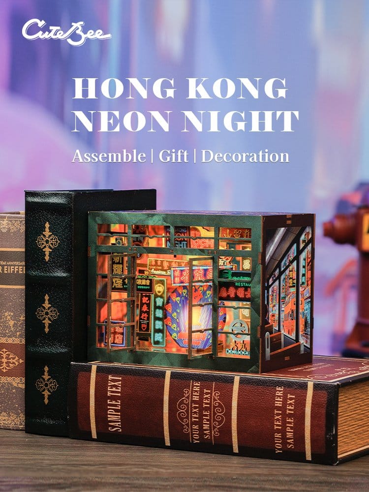 Boknook Hong Kong Neon Light 13 x 17 cm