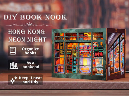 Boknook Hong Kong Neon Light 13 x 17 cm