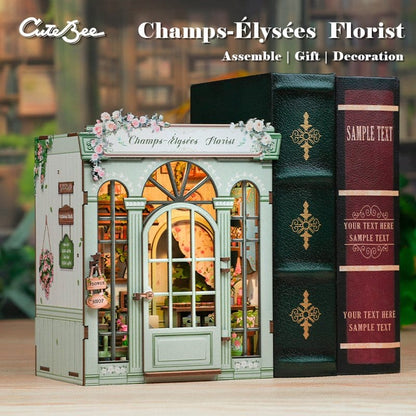 Miniature House Model Kit Champs-Élysées Blomsterhandler 18 x 16 cm