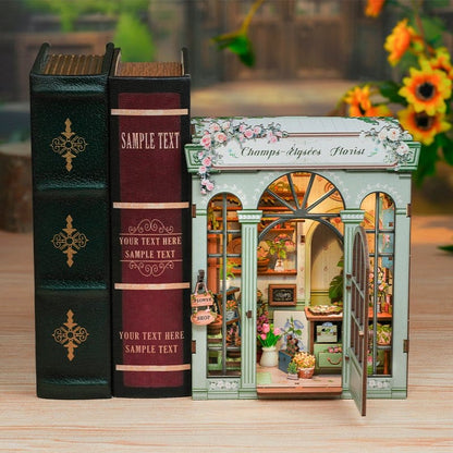 Miniatyrhusmodellsats Champs-Élysées Florist 18 x 16 cm