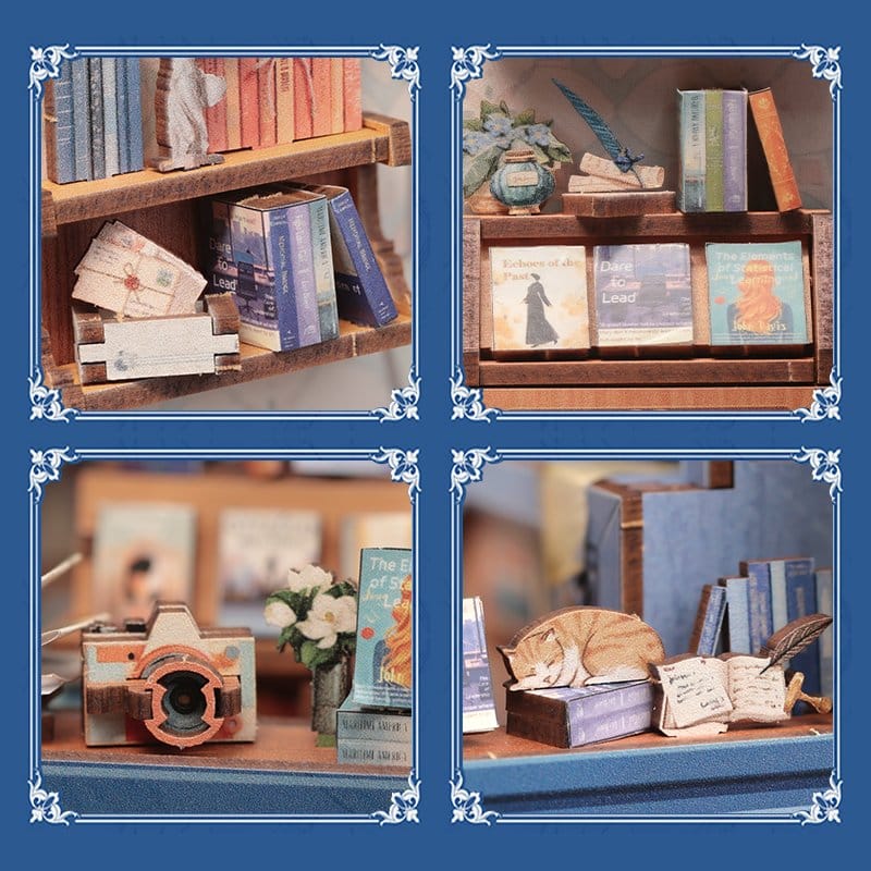 Book Nook Libreria Letteratura 17 x 12 cm
