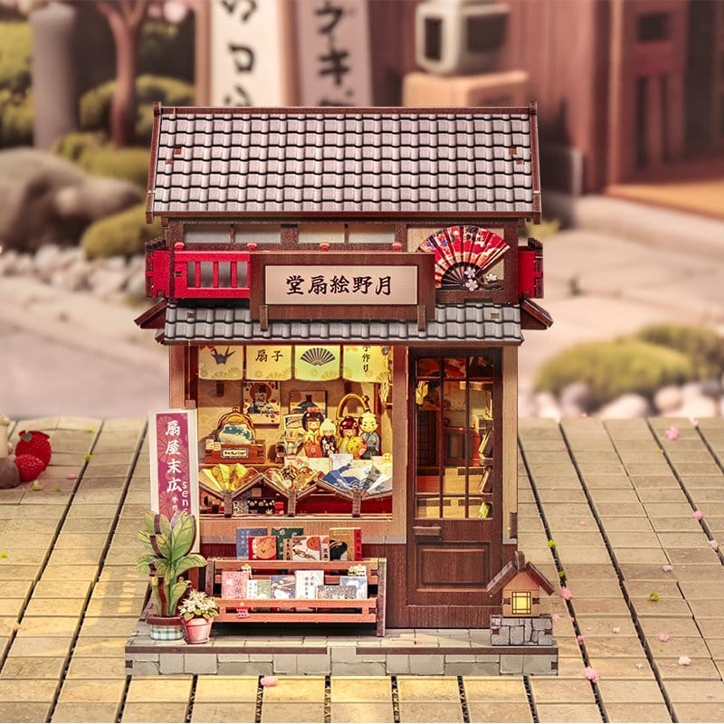 Miniatyrhusmodellsats Tsukino Eogi-dou 19 x 14 cm