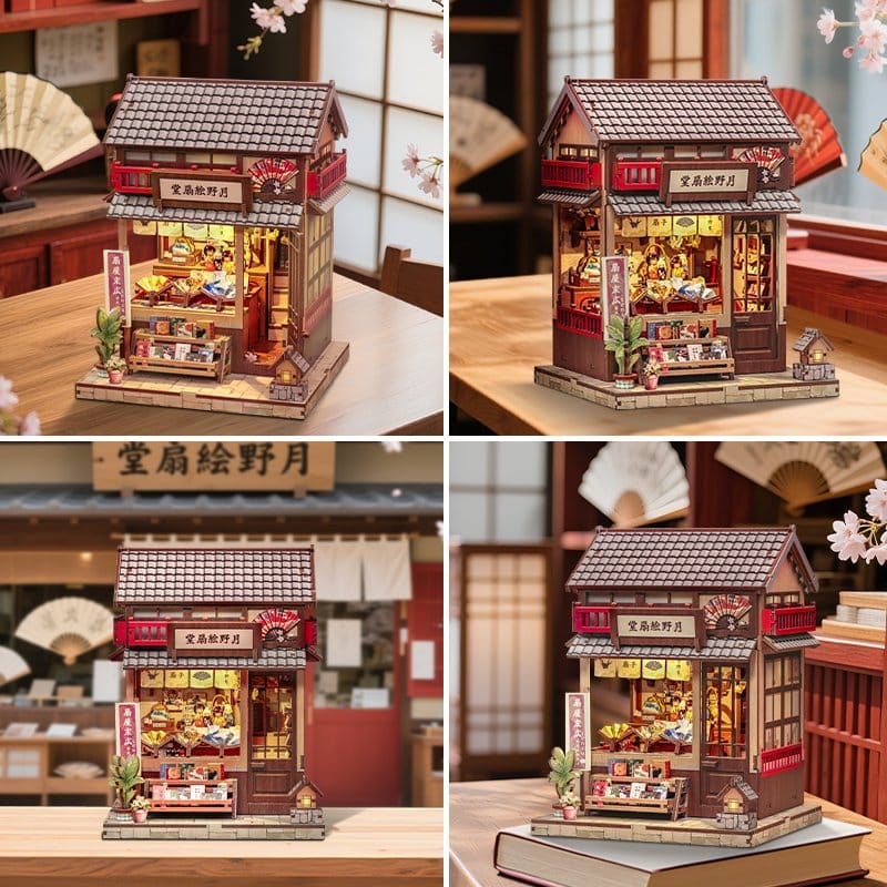 Miniatyrhusmodellsats Tsukino Eogi-dou 19 x 14 cm