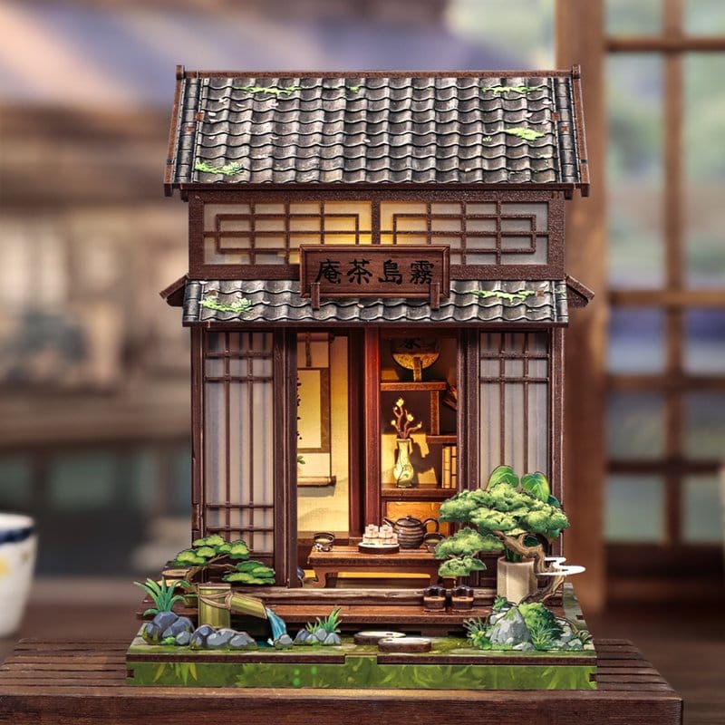 Miniatyrhusmodellsats Kirishima Cha-an 19 x 14 cm