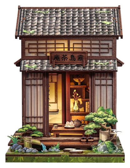 Miniatyrhusmodellsats Kirishima Cha-an 19 x 14 cm