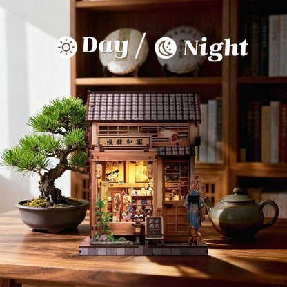 Komplet modela minijaturne kuće Sakura O Kimono Shop 19 x 14 cm
