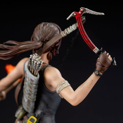 Tomb Raider Pvc Statue Lara Croft Survivor era 33 cm