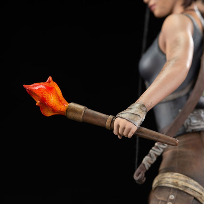 Tomb Raider Pvc Statue Lara Croft Survivor era 33 cm