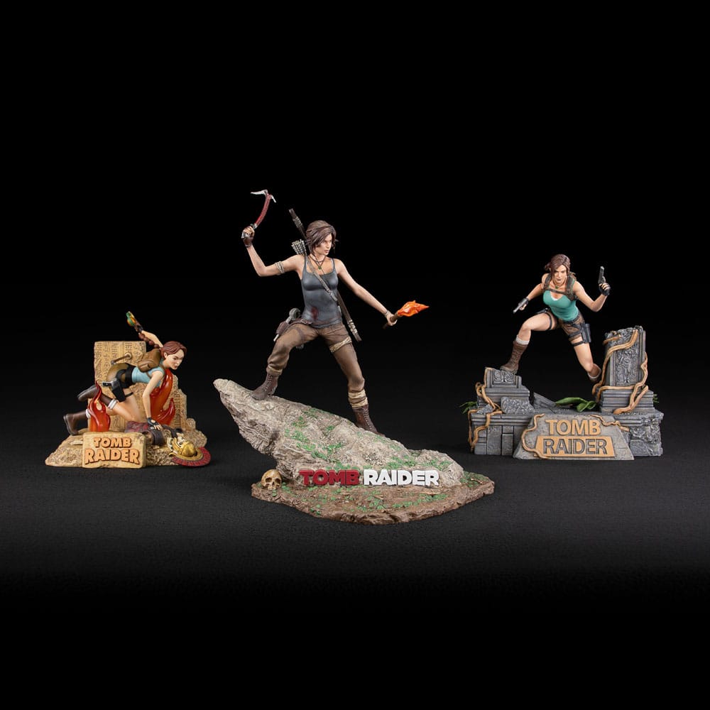 Tomb Raider Pvc Statue Lara Croft Survivor era 33 cm