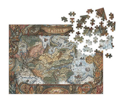 Puzzle Welt der Karte der Drachen Alter (1000 Stücke)