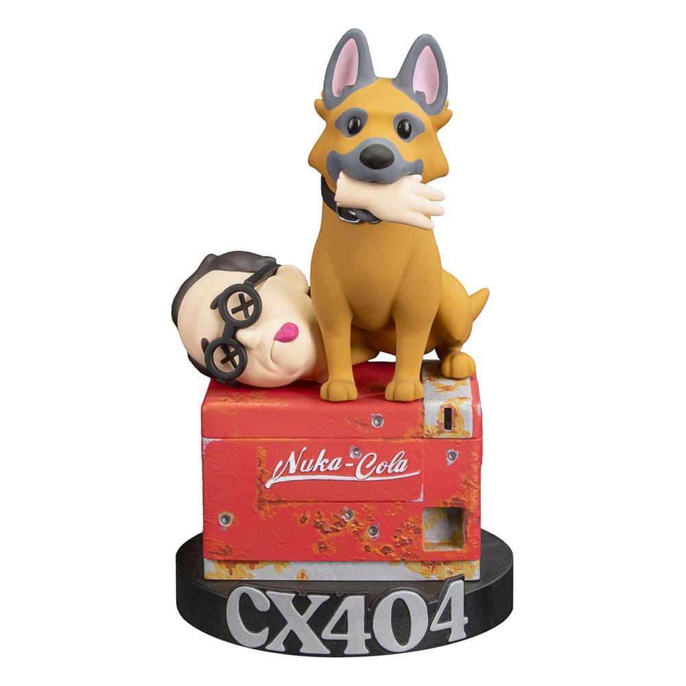 Figurine en vinyle Fallout CX404 & Wilzig (tête) stylisée 20 cm