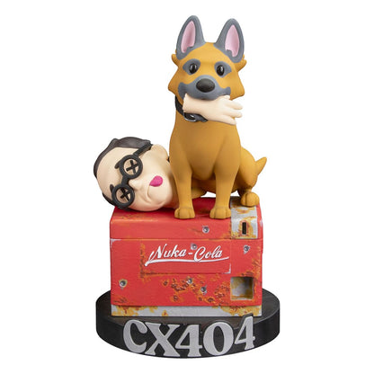 Figurine en vinyle Fallout CX404 & Wilzig (tête) stylisée 20 cm