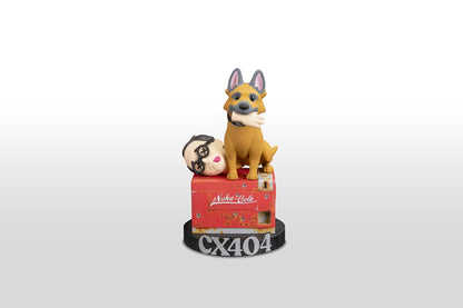 Figurine en vinyle Fallout CX404 & Wilzig (tête) stylisée 20 cm