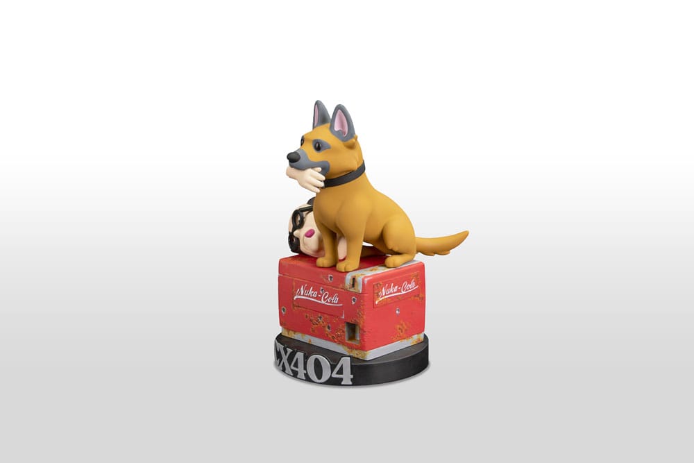 Figurine en vinyle Fallout CX404 & Wilzig (tête) stylisée 20 cm