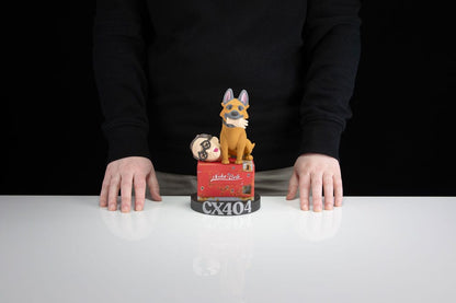 Figurine en vinyle Fallout CX404 & Wilzig (tête) stylisée 20 cm
