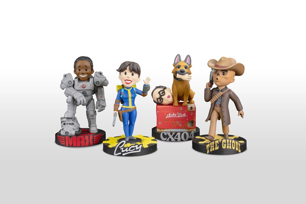 Figurine en vinyle Fallout CX404 & Wilzig (tête) stylisée 20 cm