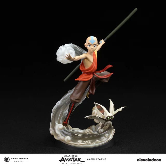 Avatar den sista Airbender PVC -statyn Aang & Momo 30 cm