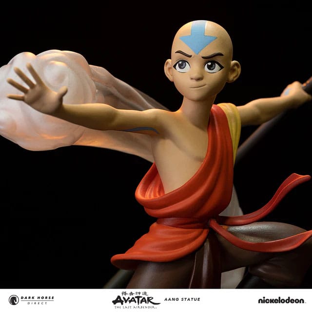 Avatar den sista Airbender PVC -statyn Aang & Momo 30 cm