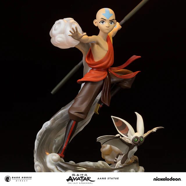 Avatar den sista Airbender PVC -statyn Aang & Momo 30 cm