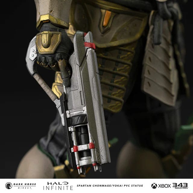 Halo Infinite Pvc Statue Spartan Chonmage / Yokai 25 cm