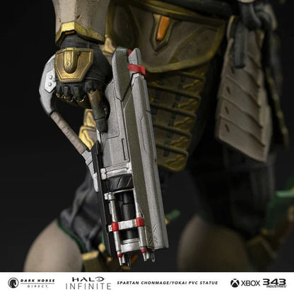 Halo Infinite Pvc Statue Spartan Chonmage / Yokai 25 cm