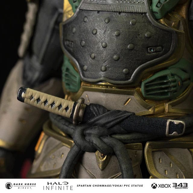 Halo Infinite Pvc Statue Spartan Chonmage / Yokai 25 cm