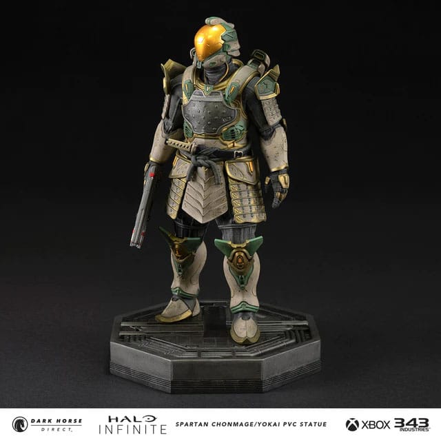 Halo Infinite Pvc Statue Spartan Chonmage / Yokai 25 cm