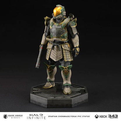 Halo Infinite Pvc Statue Spartan Chonmage / Yokai 25 cm