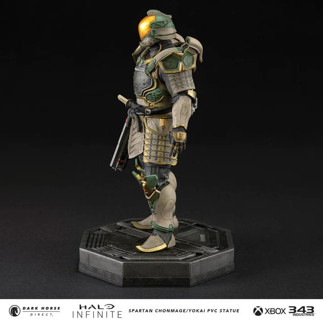 Halo Infinite Pvc Statue Spartan Chonmage / Yokai 25 cm