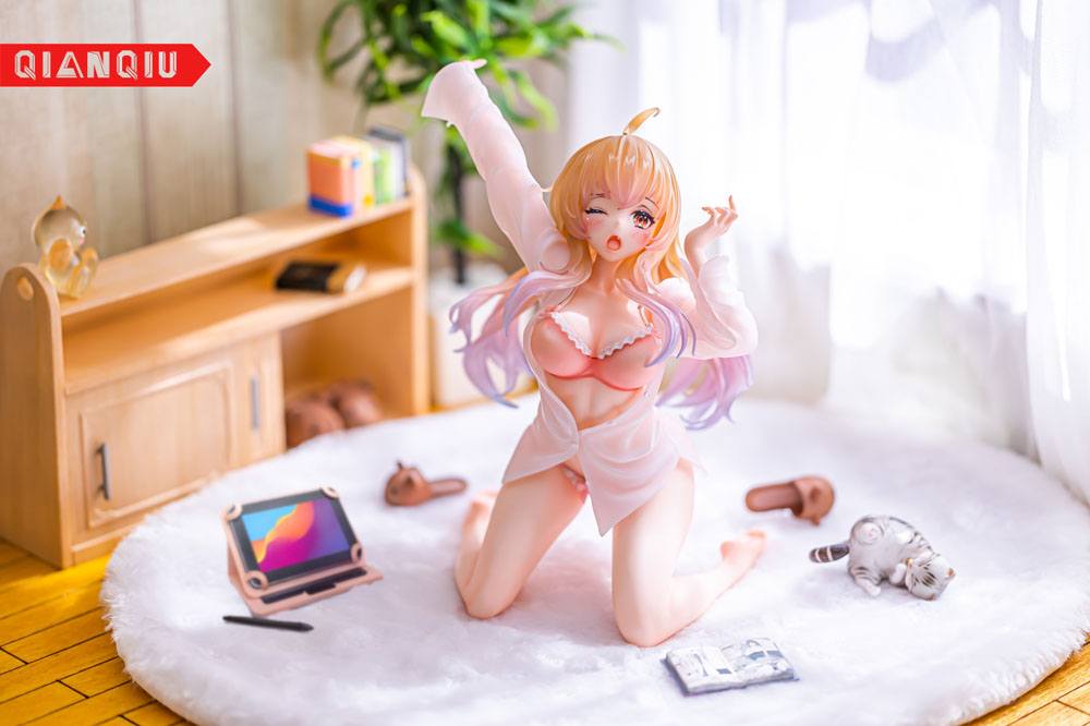 Otaku Girls Series PVC Status 1/7 Stretch Girl (originalna ilustracija Ran) 12 cm