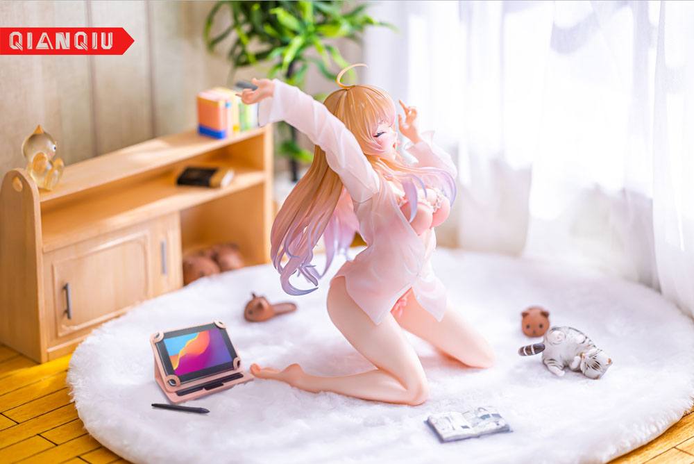 Otaku Girls Series PVC Status 1/7 Stretch Girl (originalna ilustracija Ran) 12 cm