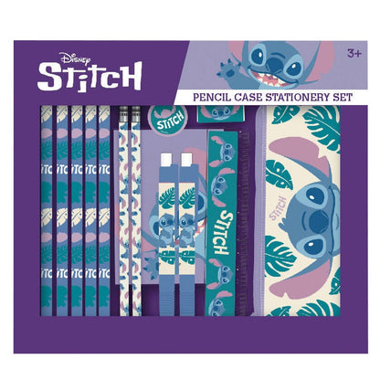 Ensemble de papeterie trousse à crayons Lilo & Stitch 14 pièces