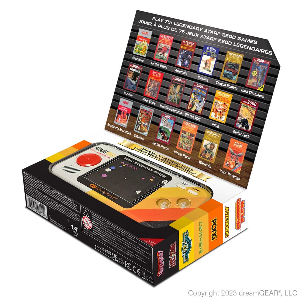 Tragbares Atari-Gaming-System Pocket Player Pro