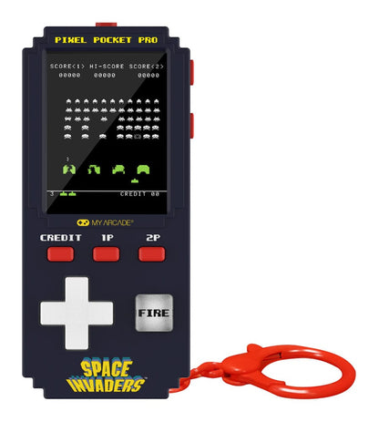 Space Invaders bærbare spilsystem Pixel Pocket Pro