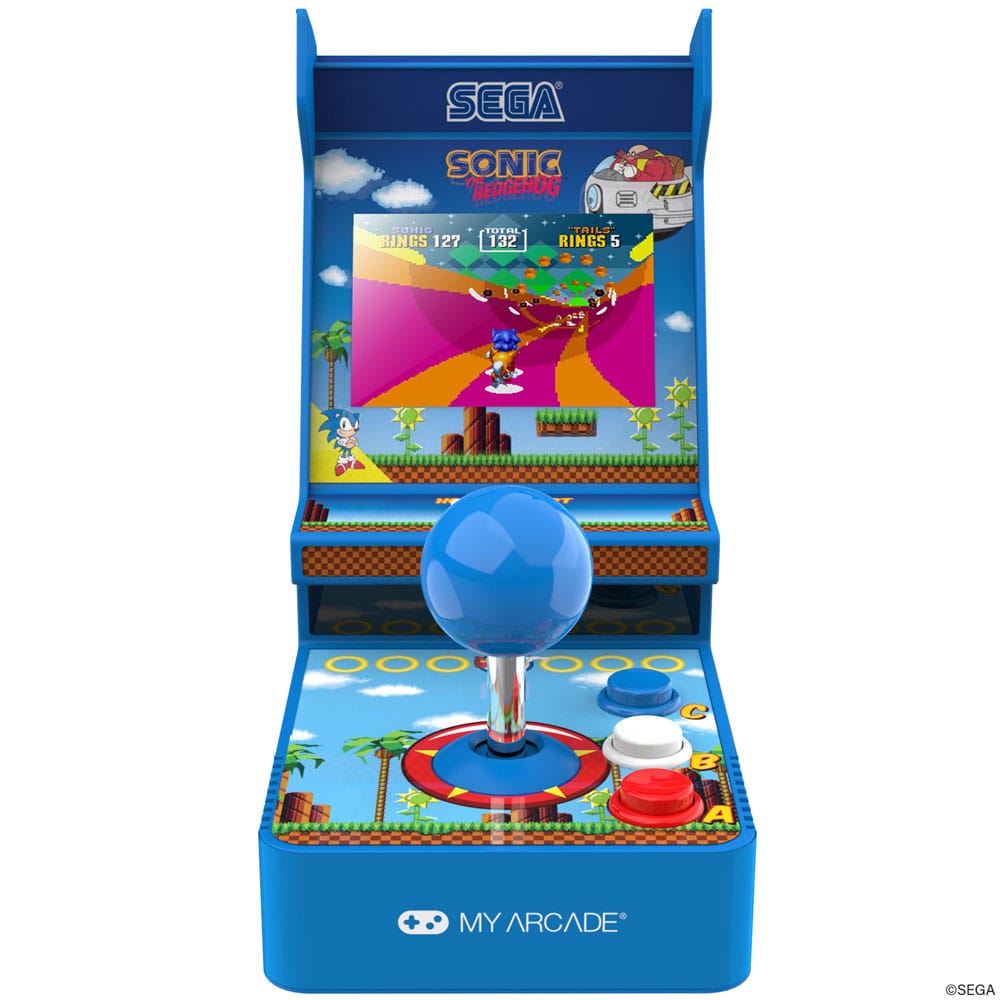 Prijenosni retro arkadni joystick player Sonic The Hedgehog