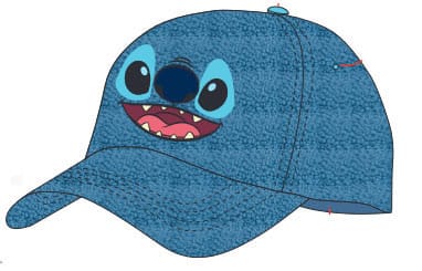 Lilo & Stitch gebogene Bill Cap Stitchs Gesicht