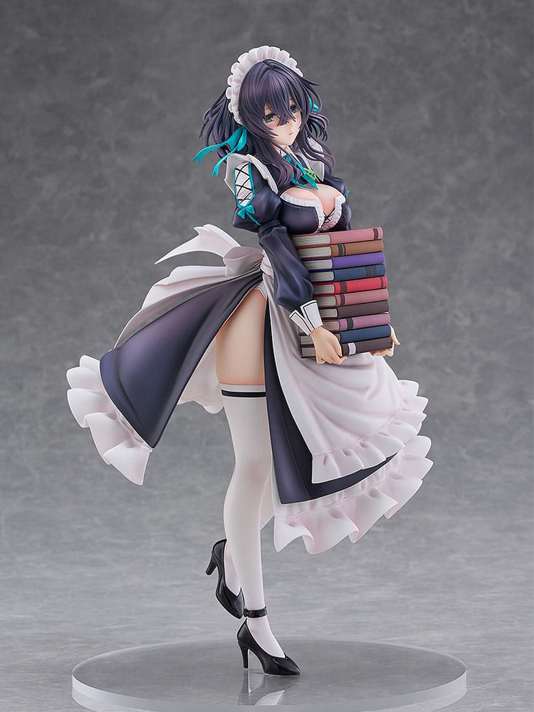 Illustrazione originale Statua in PVC 1/6 Maid Maison Hanikami Kanojo Hikage Chigami Illustrazione di Piromizu 28 cm