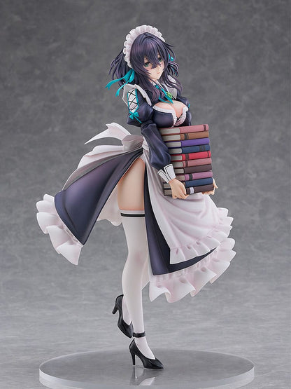 Illustrazione originale Statua in PVC 1/6 Maid Maison Hanikami Kanojo Hikage Chigami Illustrazione di Piromizu 28 cm