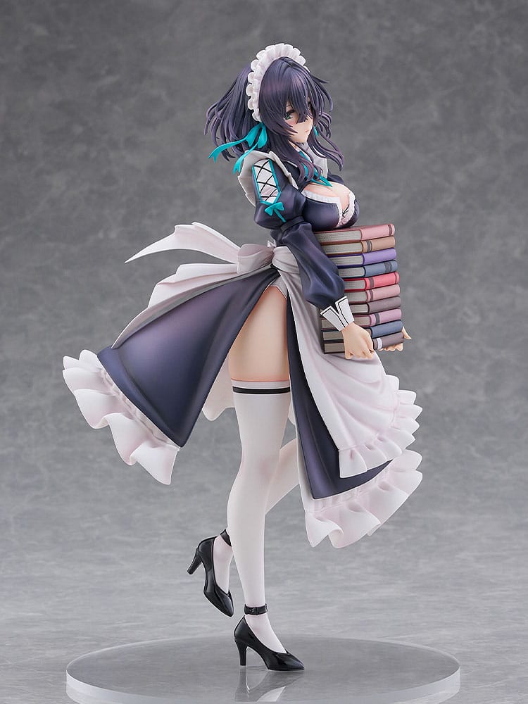 Illustrazione originale Statua in PVC 1/6 Maid Maison Hanikami Kanojo Hikage Chigami Illustrazione di Piromizu 28 cm