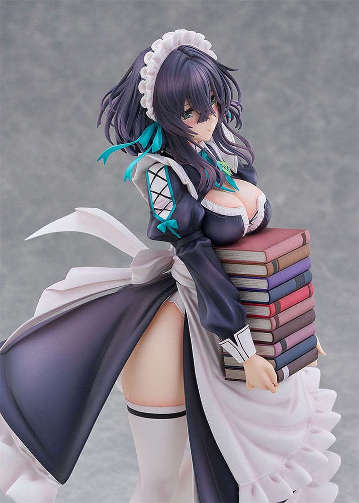 Illustrazione originale Statua in PVC 1/6 Maid Maison Hanikami Kanojo Hikage Chigami Illustrazione di Piromizu 28 cm