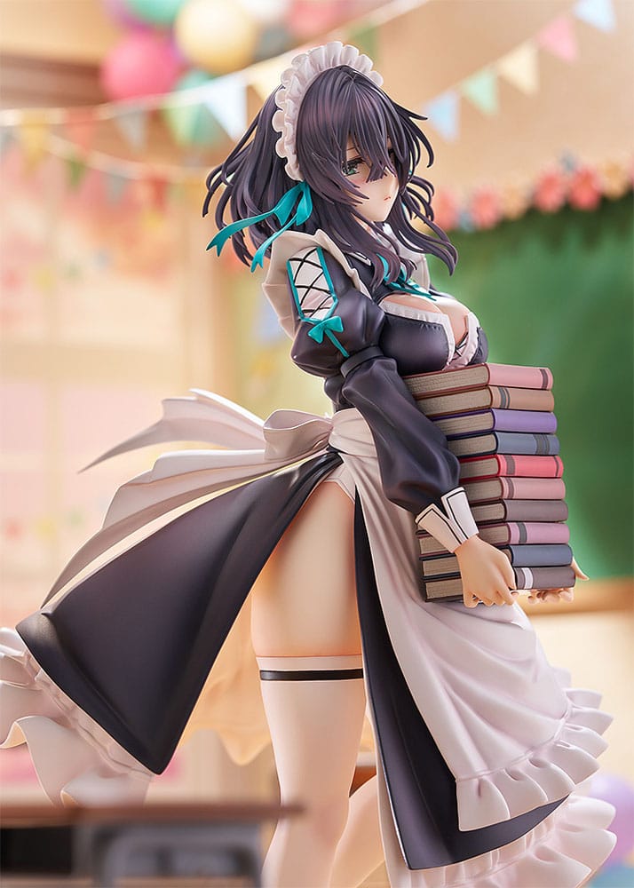 Illustrazione originale Statua in PVC 1/6 Maid Maison Hanikami Kanojo Hikage Chigami Illustrazione di Piromizu 28 cm