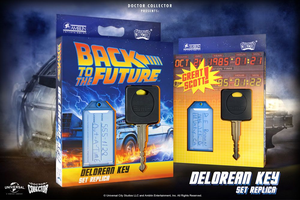 Volver a la futura réplica 1/1 Key Delorean