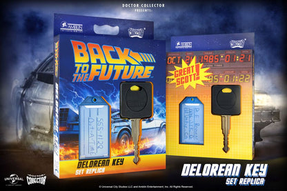 Volver a la futura réplica 1/1 Key Delorean