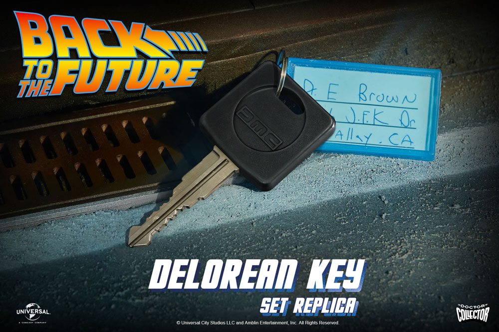 Volver a la futura réplica 1/1 Key Delorean