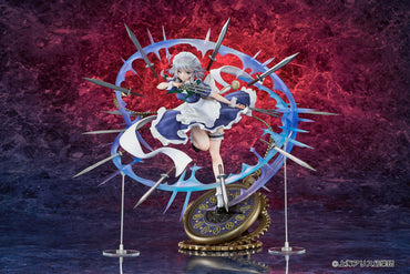 TOUHOU PROJEKT PVC STATUP 1/7 IZAYOI SAKUYA Ilustracija od Teddyja 32 cm