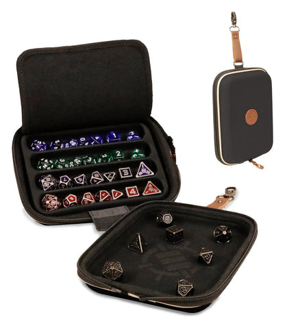 Migliora il gioco da tavolo Borsa per dadi Designer Edition Nero