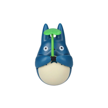 Mijn buur totoro rond bodem beeldje midden totoro met blad 6 cm